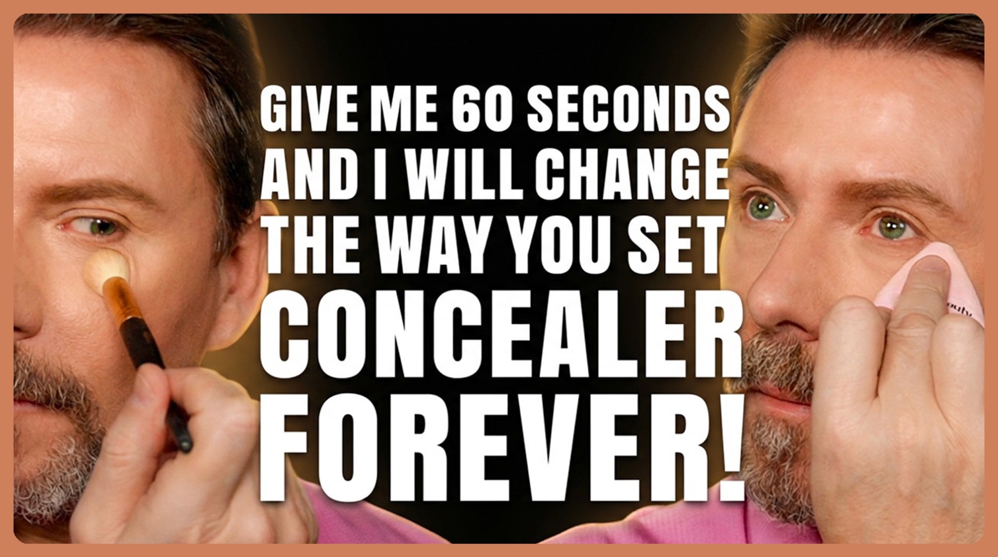 GIVE ME 60 SECONDS, AND I WILL CHANGE THE WAY YOU SET CONCEALER FOREVER!
